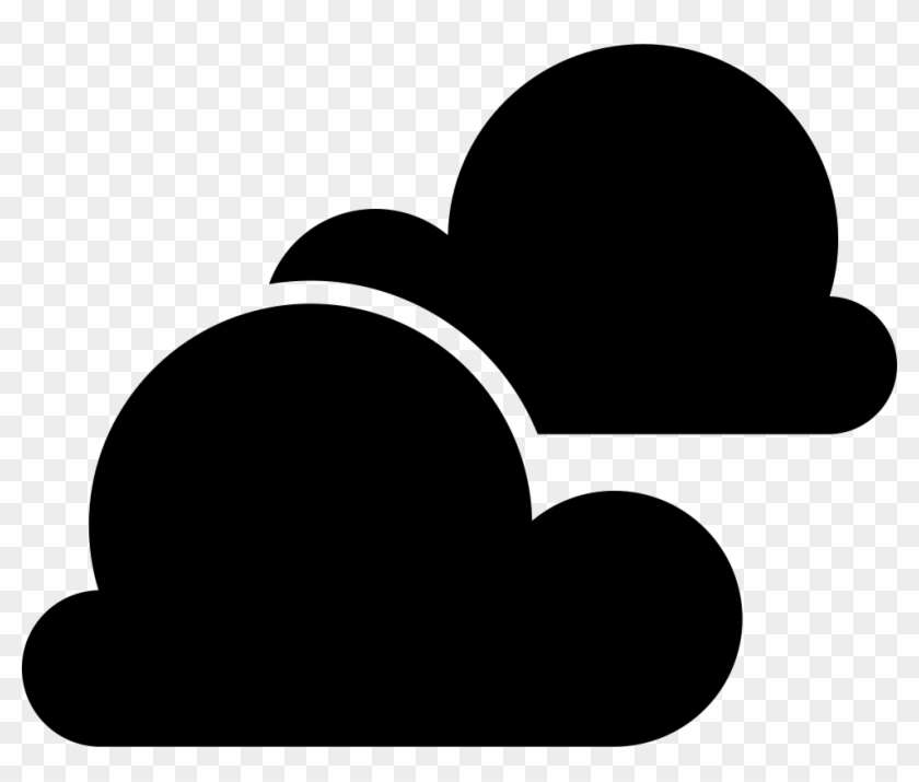 Png File - Black Clouds Shape Clipart #3642095