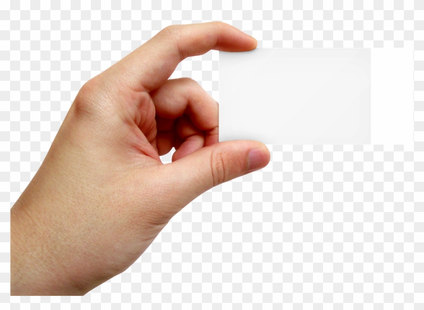 Mao Em Png - Mano Con Tarjeta De Presentacion Png Clipart