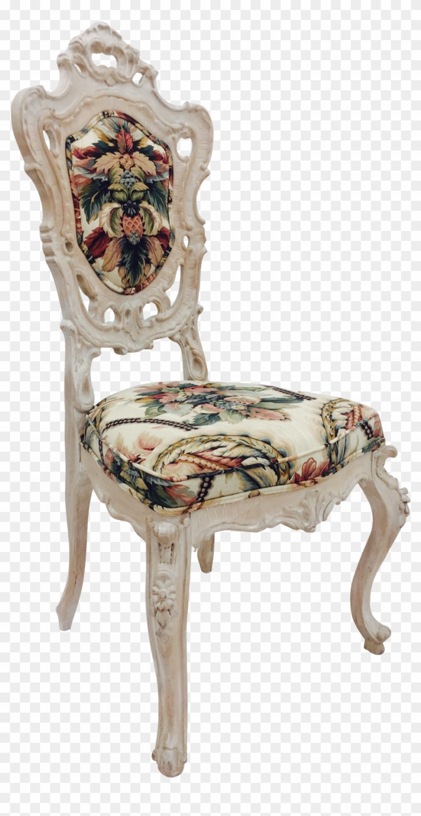 French Chair Awesome Striped Chair Black Wood Frame - Chair Clipart #3642129