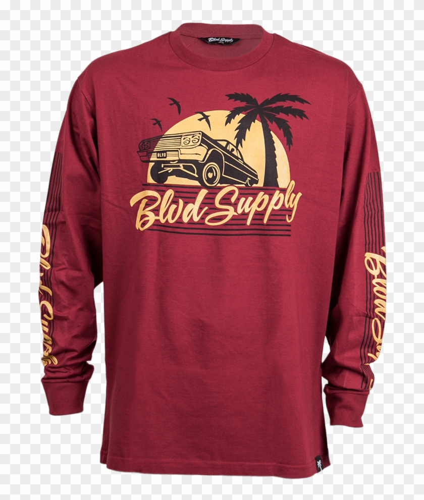 Low Rider Sun Long Sleeve Tee Clipart #3642209