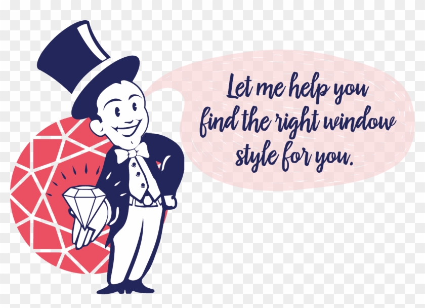 Single Hung Horizontal Roller Picture Windows Casement - Cartoon Clipart