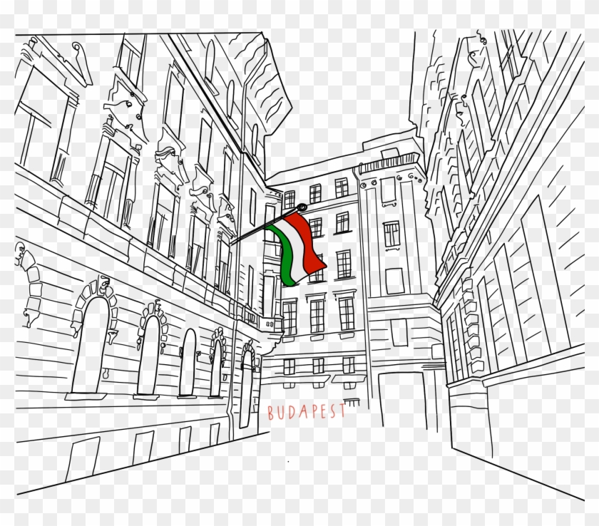 Building Line Drawing At - Sketch Clipart