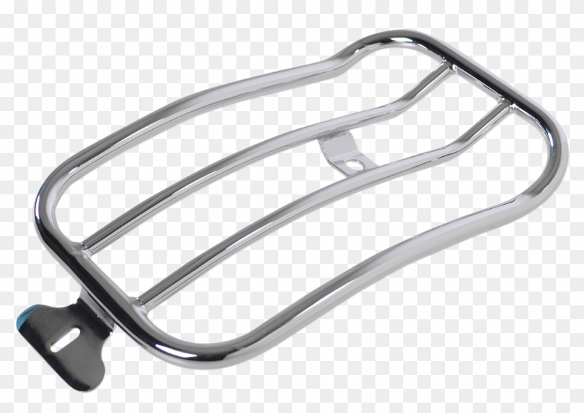 Motherwell Chrome 11" X 7" Rear Luggage Rack For 2018 - Softail Solo Luggage Rack Clipart
