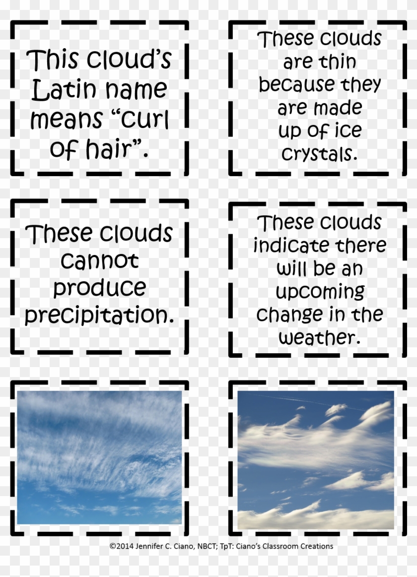 Clouds Sort {with Photographs} $2 - Kids Letter Clipart
