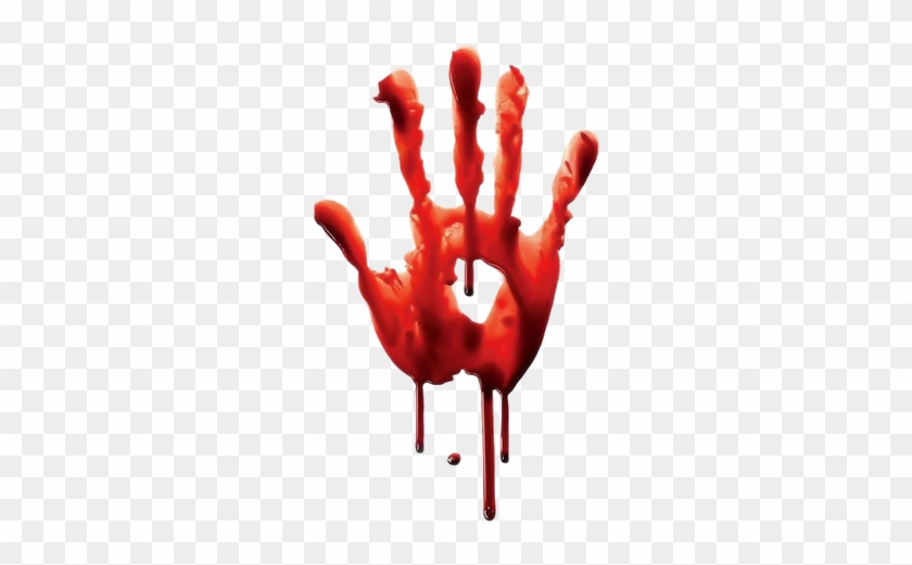 #hand #mão #blood #sangue #effect #efeito #terror #horror - Mão Com Sangue Png Clipart #3642808
