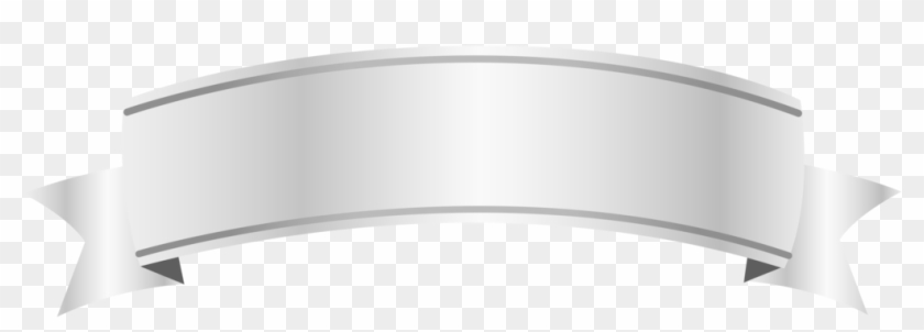 Photo Silver Banner Png Clipart Image - Faixa Banner Prata Png Transparent Png