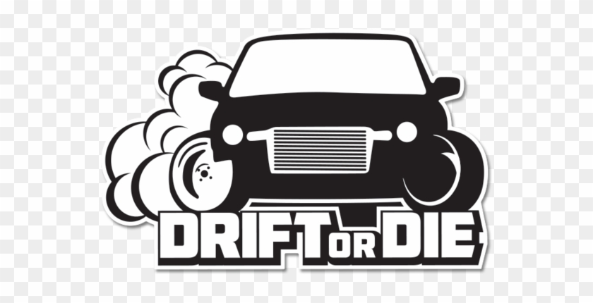 Drift Or Die Sticker Clipart