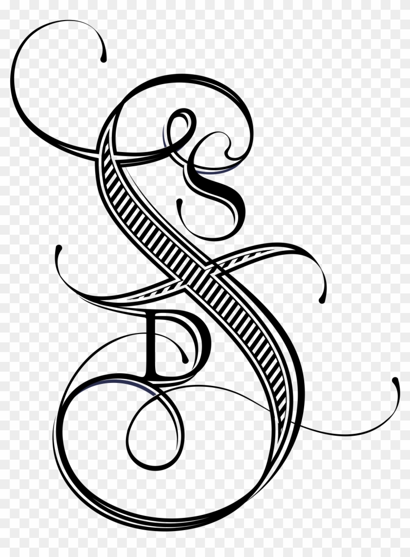 Hand Drawn Logo - Line Art Clipart #3643155