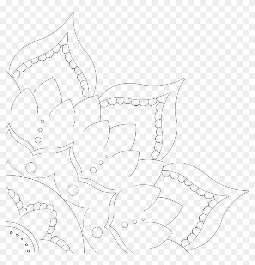 Mandala By Lauren Hill Images Pinterest And - Line Art Clipart