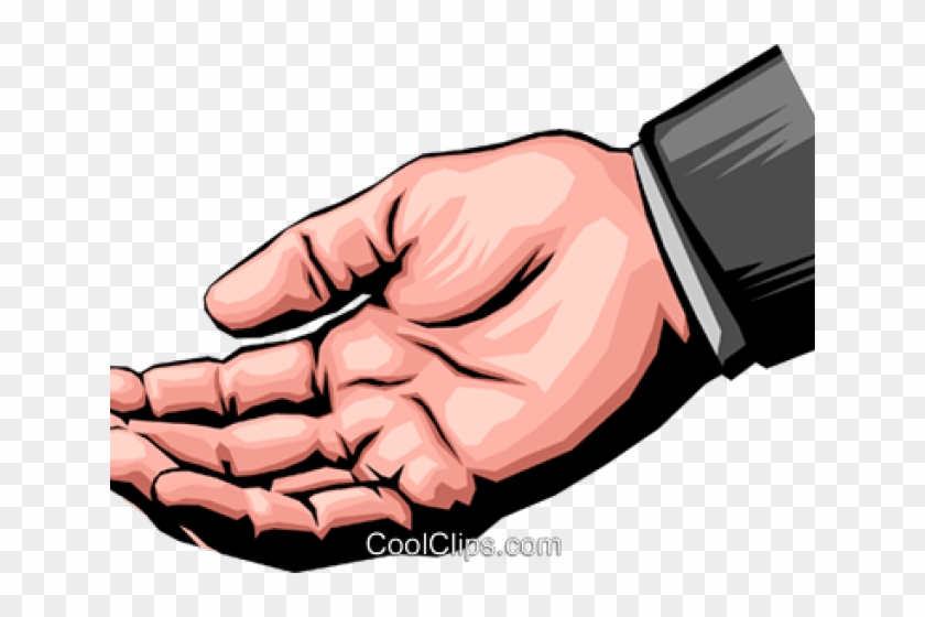 Open Hand Clip Art - Png Download (#3643602) - PikPng