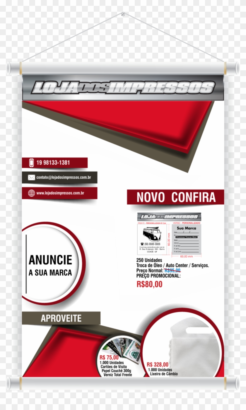 Banners, Faixas E Lonas / 60 X 90cm Ou 90 X 60cm - Brochure Clipart