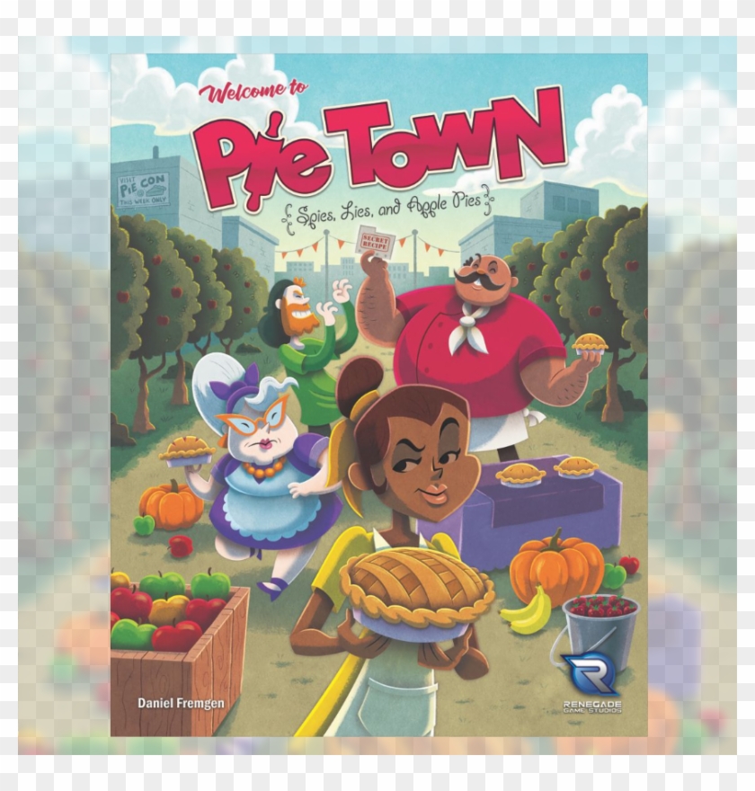 Pie Town - Board Game Clipart #3643656