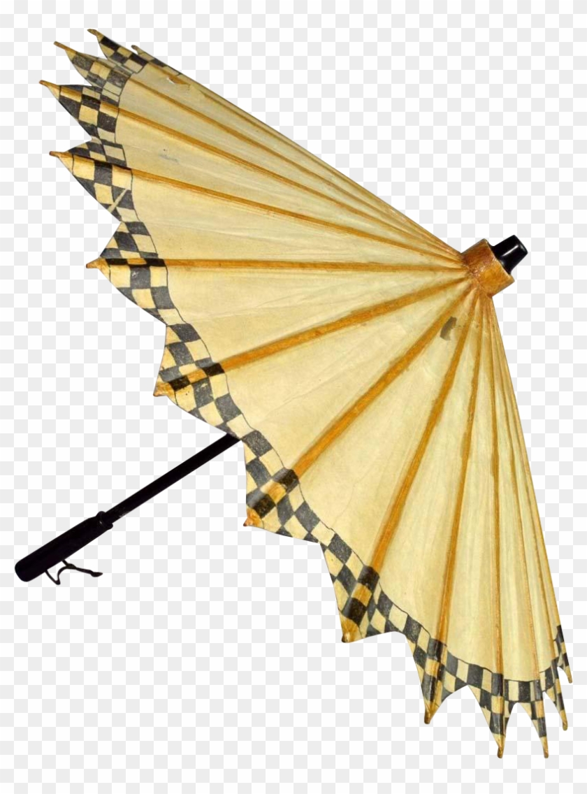 Japanese Vintage Kasa 傘 Parasol Or Umbrella Of Rice-oil - Umbrella Clipart