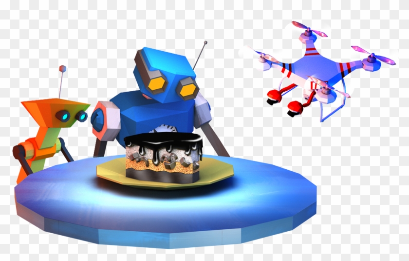 Sophia Had Cooked A Pie Made From Oil For Her Drones - Cartoon Clipart #3644090