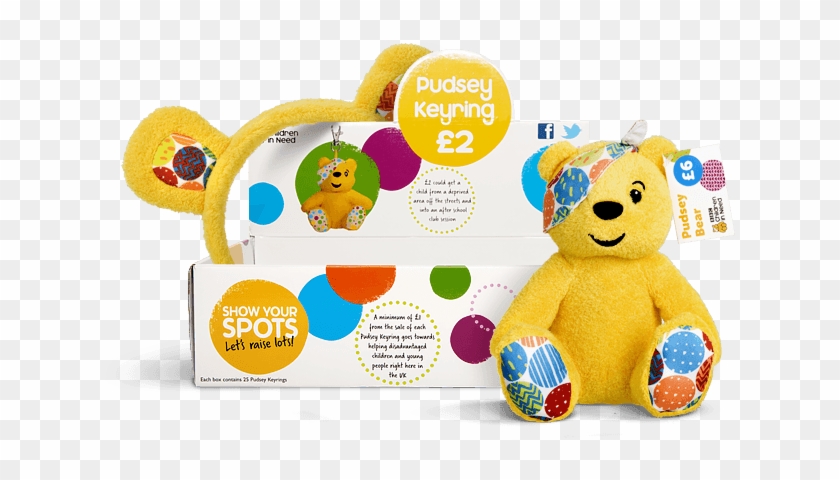 Children In Need Pudsey Ears - Stuffed Toy Clipart