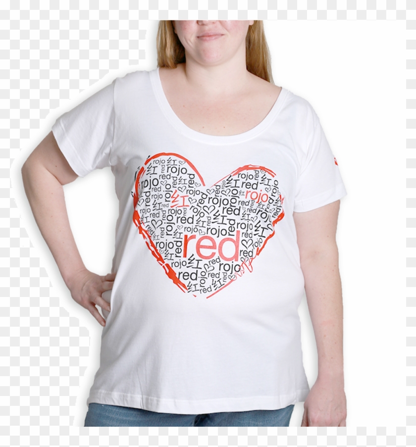 Go Red Bubble Heart Tee - Heart Clipart #3644375