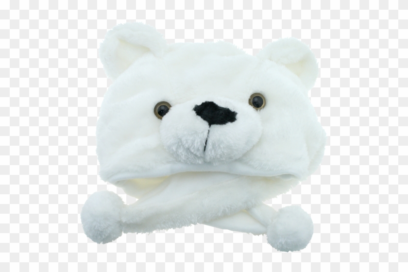 Animal Hat In Polar Bear - Teddy Bear Clipart #3644578