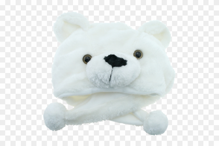 Animal Hat In Polar Bear - Teddy Bear Clipart #3644578