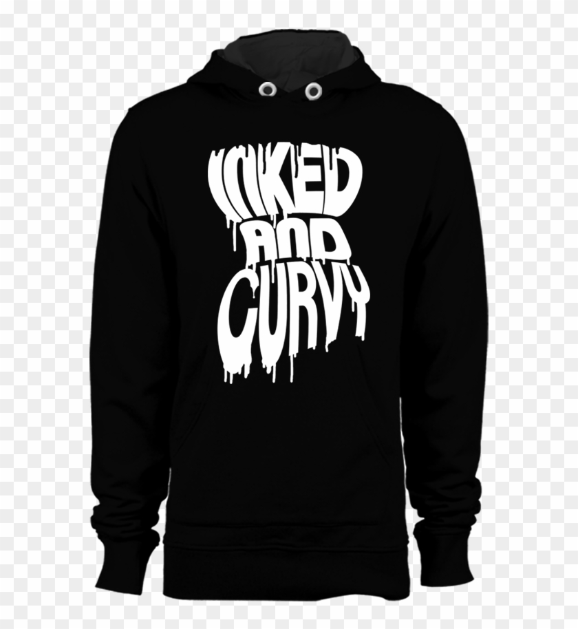 "inked & Curvy" Hoodie - Hoodie Clipart
