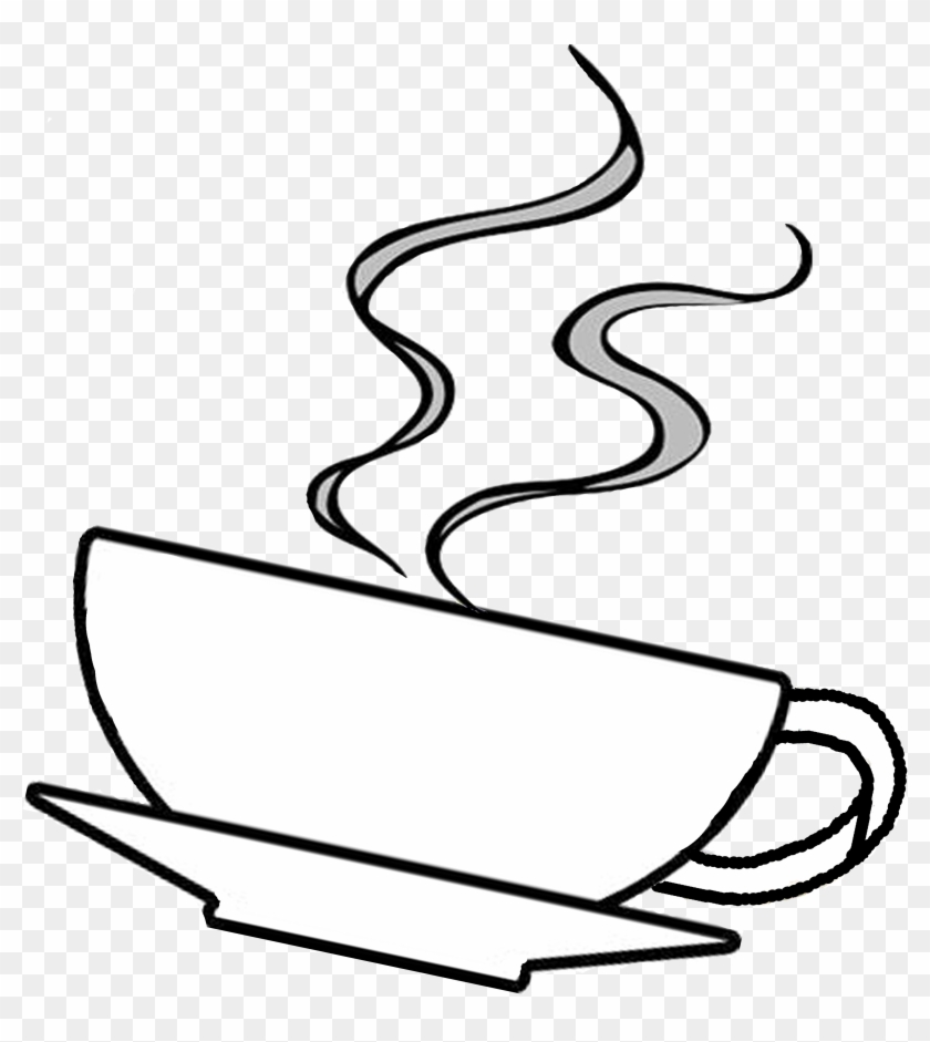 Simple Cup Copy - Line Art Clipart #3644979