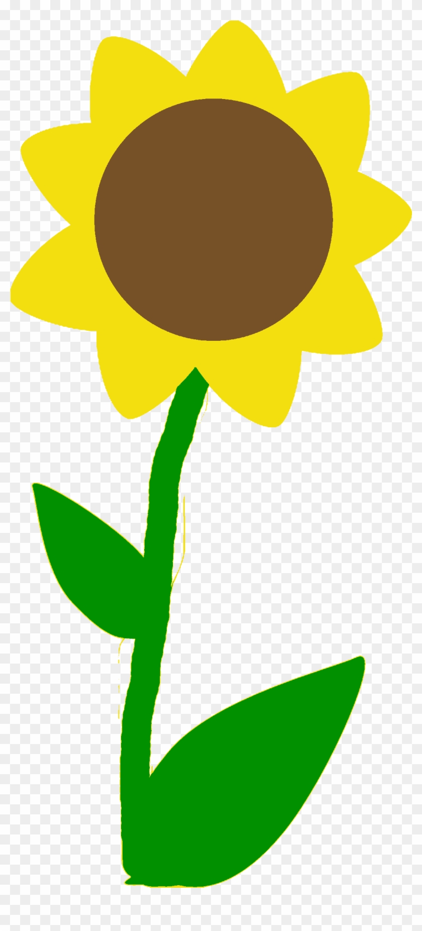 Dibujo Girasol - Planta Facil De Dibujar Clipart