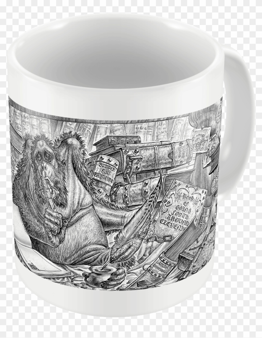 Click To Zoom - Pratchett Discworld Terry Pratchett Mug Clipart #3645501