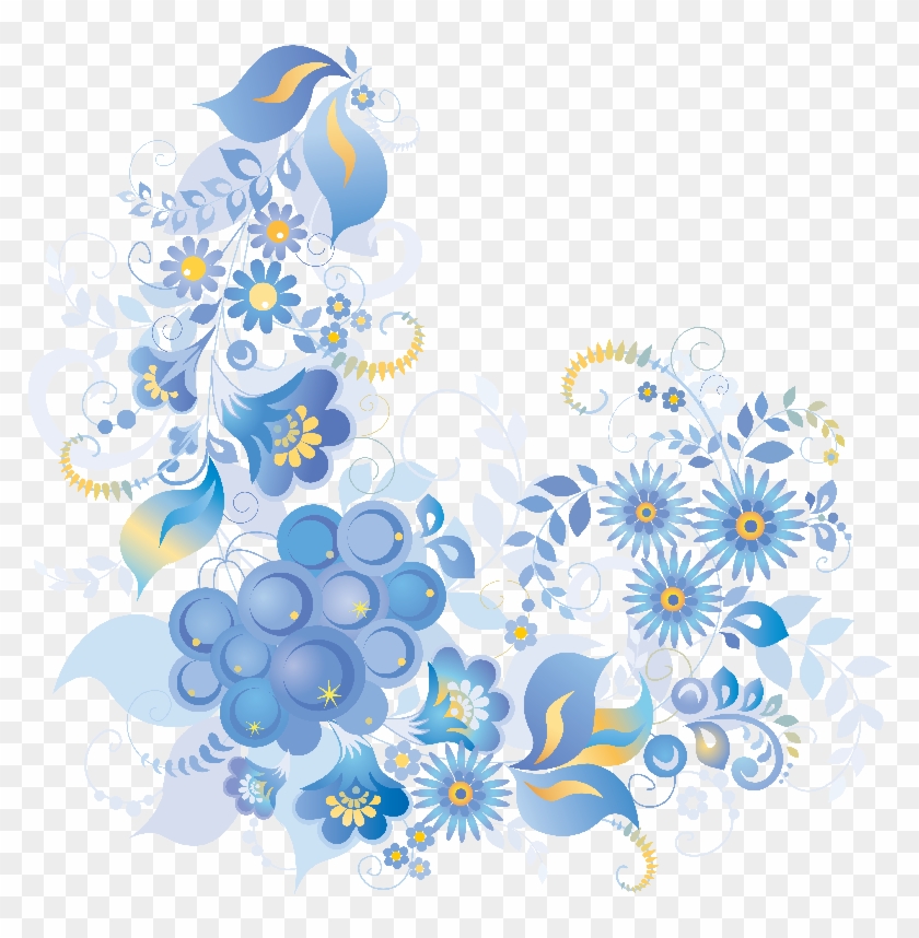 Flores Ilustraciones En Png Para Artesanias Y - Flower Patterns And Designs Clipart #3645524