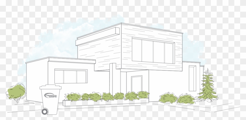 Find Your Residential Pickup Schedule - House Clipart