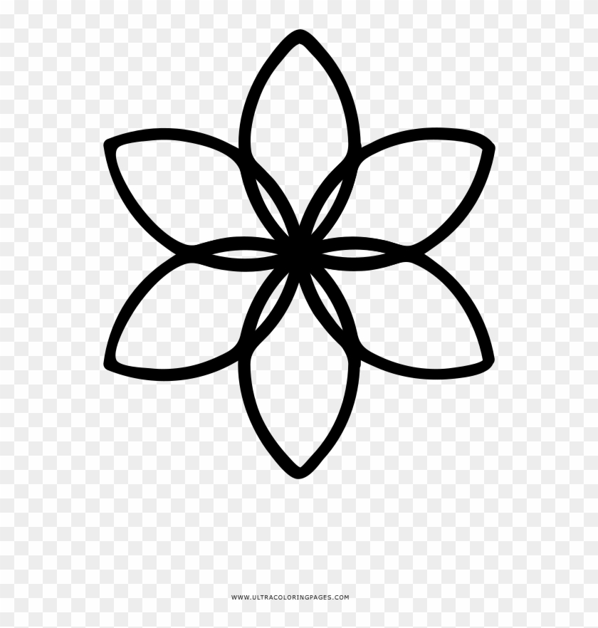 Flores Página Para Colorear - Cordones De Pretensado Clipart #3646015