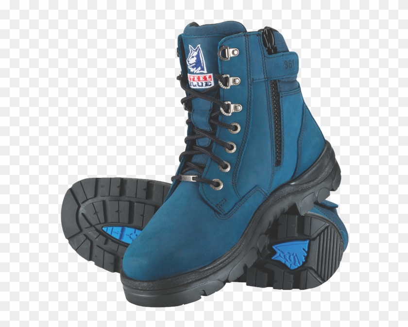 Steel Blue Southern Cross Zip Blue - Steel Blue Southern Cross Zip Boots Clipart #3646044