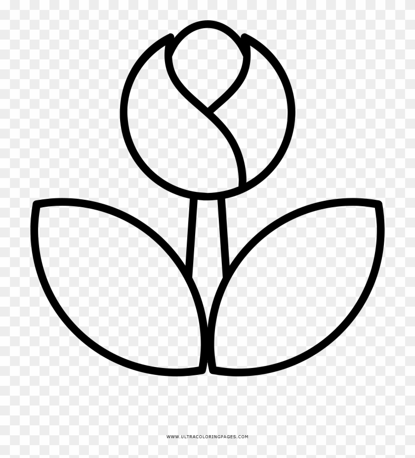Dibujo De Flor Para Colorear Ultra Coloring Pages Pagina - Line Art Clipart #3646076