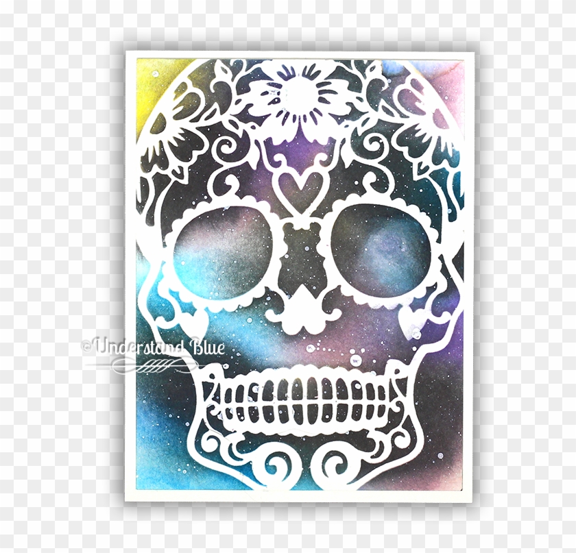 A Colorful Life Designs - Skull Clipart #3646222