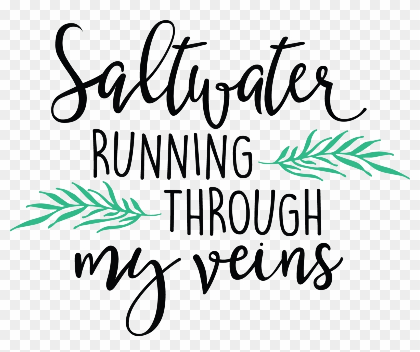 Beach Svg Vibes - Calligraphy Clipart