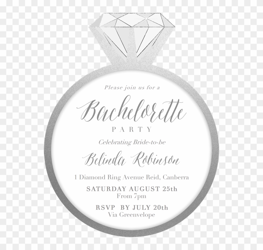 Ring Ceremony Card Invitation Clipart