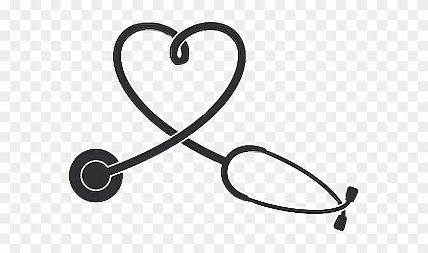 Download Stethoscope Nurse Nursing Heart Freetoedit Heart Stethoscope Svg Free Clipart 3646494 Pikpng