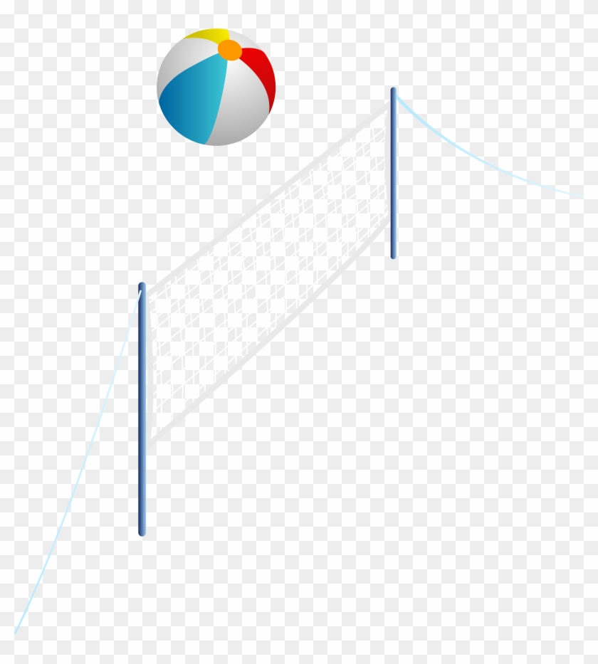 Beach Volleyball Transparent Clip Art Image - Png Download