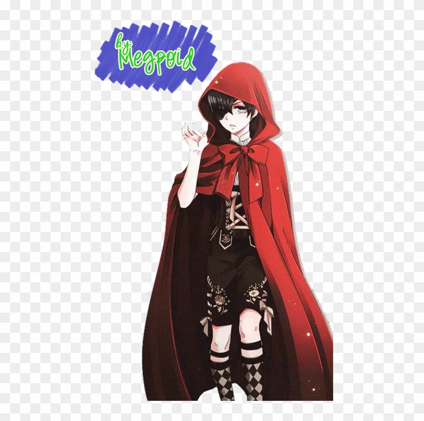 Curtido Curtir Compartilhar - Kuroshitsuji Little Red Riding Hood Clipart #3647262