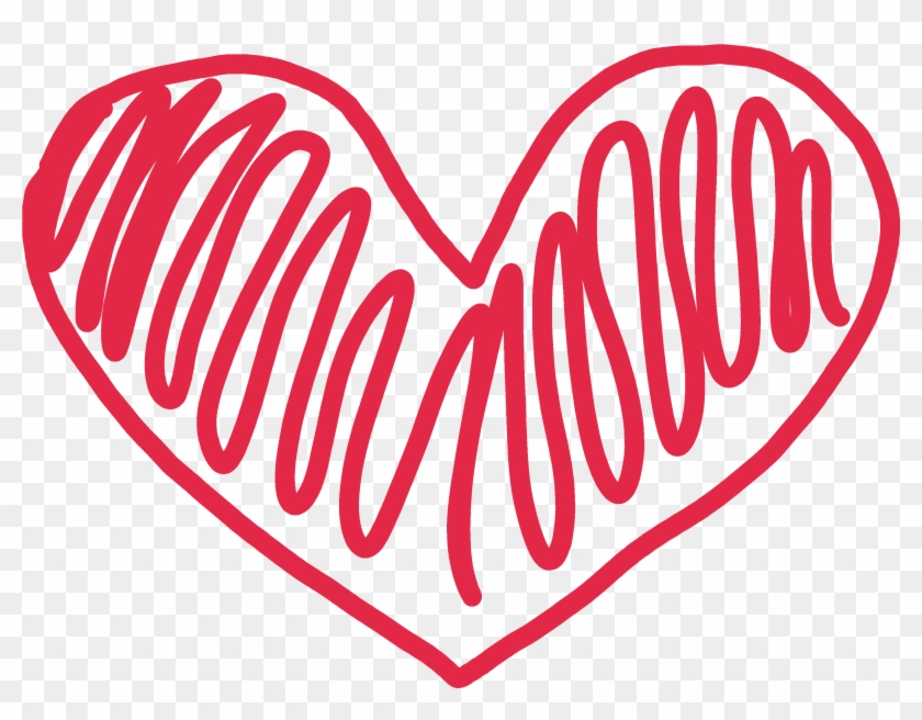 Hearts Doodle Png - Doodle Heart Clipart Png Transparent Png #3647491