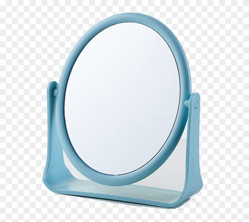 Household Mirror Makeup Mirror Desktop Folding Portable - Circle Clipart
