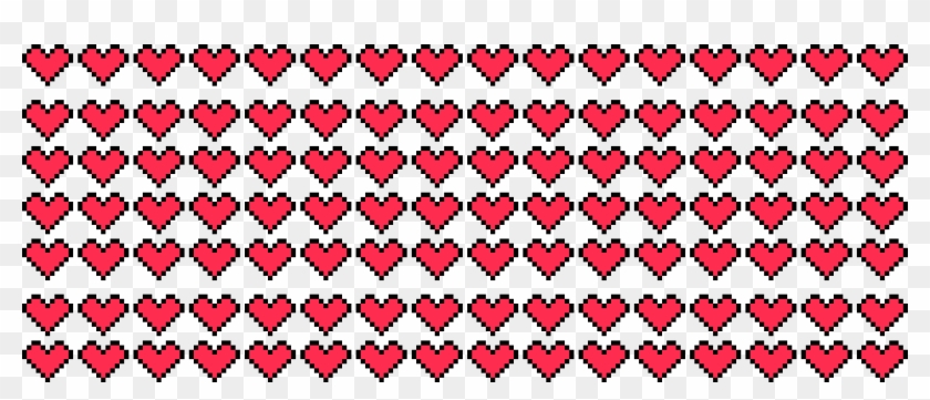 Hearts, Lots Of Pixel Hearts - Lots Of Hearts Png Clipart