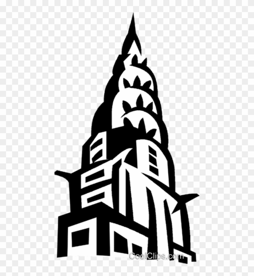Free Png Download Chrysler Building New York Vector - Chrysler Building Drawing Vector Clipart