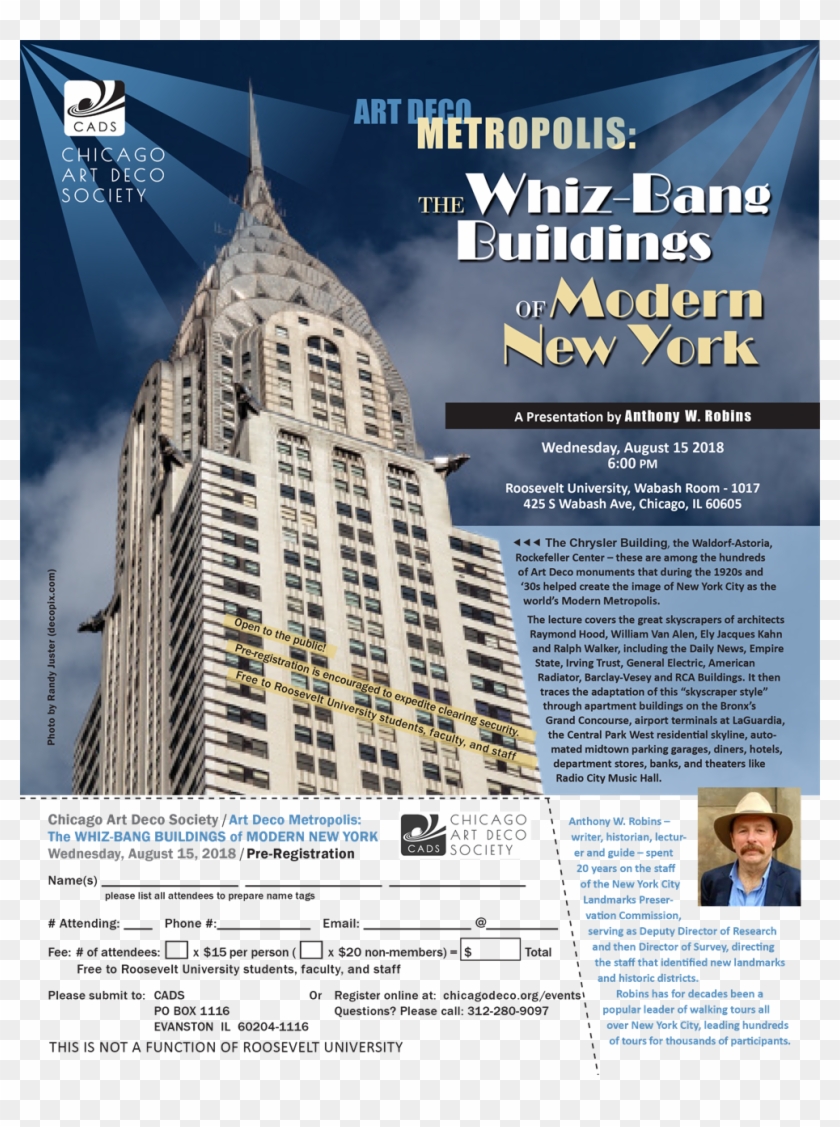 Robins Has For Decades Been A Popular Leader Of Walking - Chrysler Building Clipart