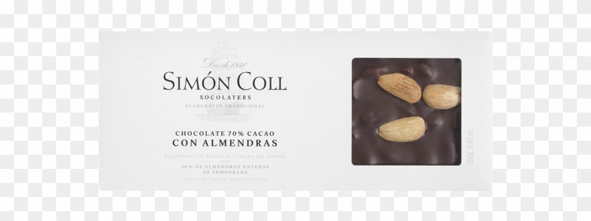 70% Cocoa Chocolate Turrón - Chocolate Clipart #3648693
