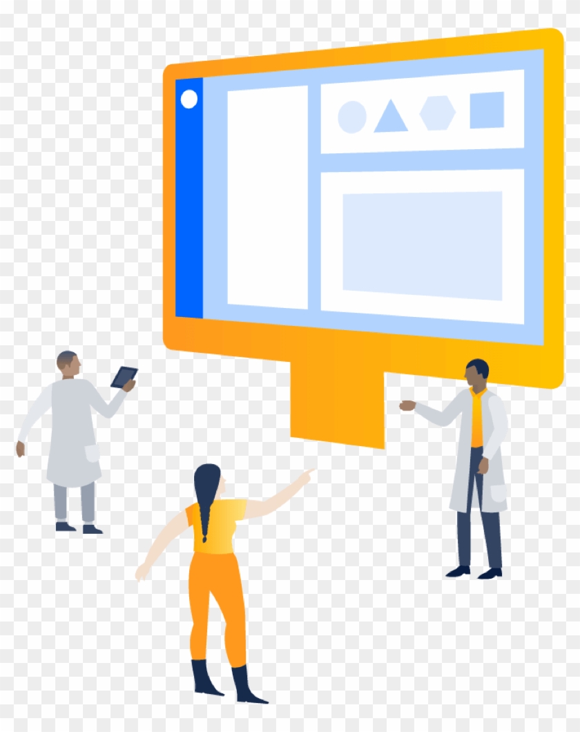 It Podpora - Led-backlit Lcd Display Clipart #3649040