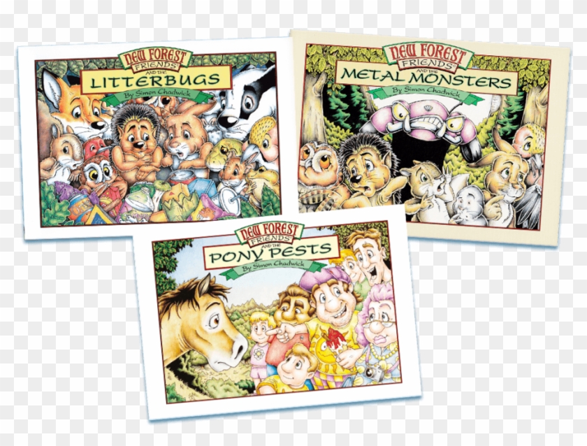 The New Forest Friends Collection - Comic Book Clipart #3649097