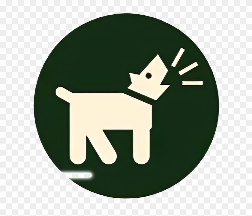 April 9, 2019, - Barking Dog Sign Clipart