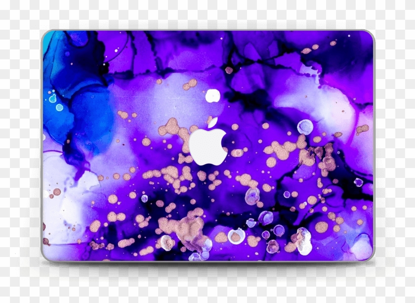 Purple Color Splash - Input Device Clipart #3649704