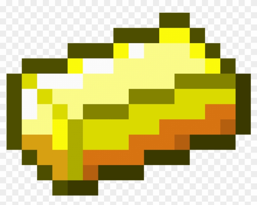 Gold Ingot - Gold Minecraft Clipart