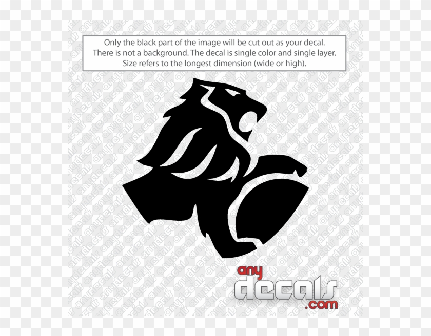 Holden Lion Car Decal - Illustration Clipart #3650675