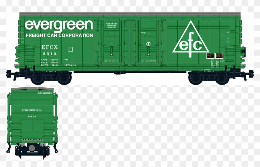 Evergreen Decals - Trailer Truck Clipart #3650914
